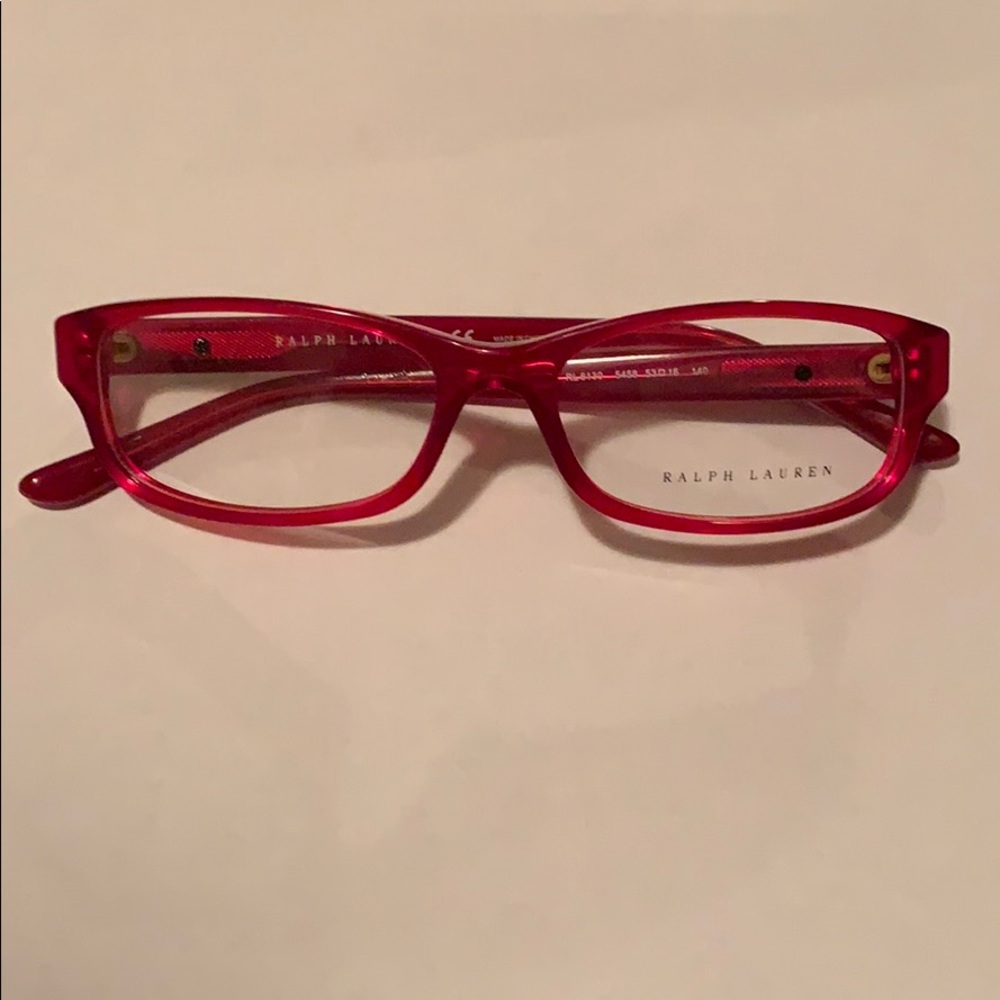 Ralph Lauren Glasses ( transparent red )